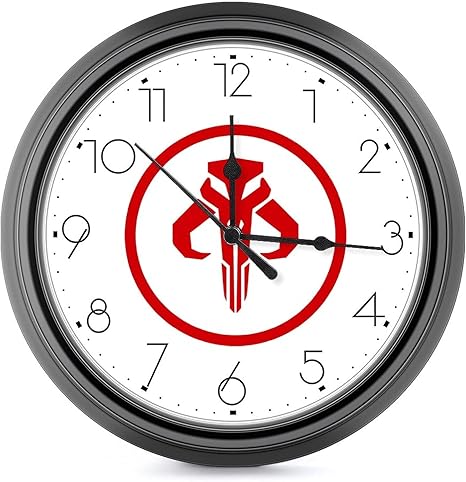 Amazon 掛け時計 ザ マンダロリアン おしゃれ 木製 静音 北欧 Wall Clock 木枠 シンプル 部屋装飾 電波時計 アナログ ウォールクロック 壁掛け時計 連続秒針 置き時計 ベッドルーム 電池式 おしゃれ デスクトップクロック ステント機能付き 直径24cm 置き時計 掛け時計