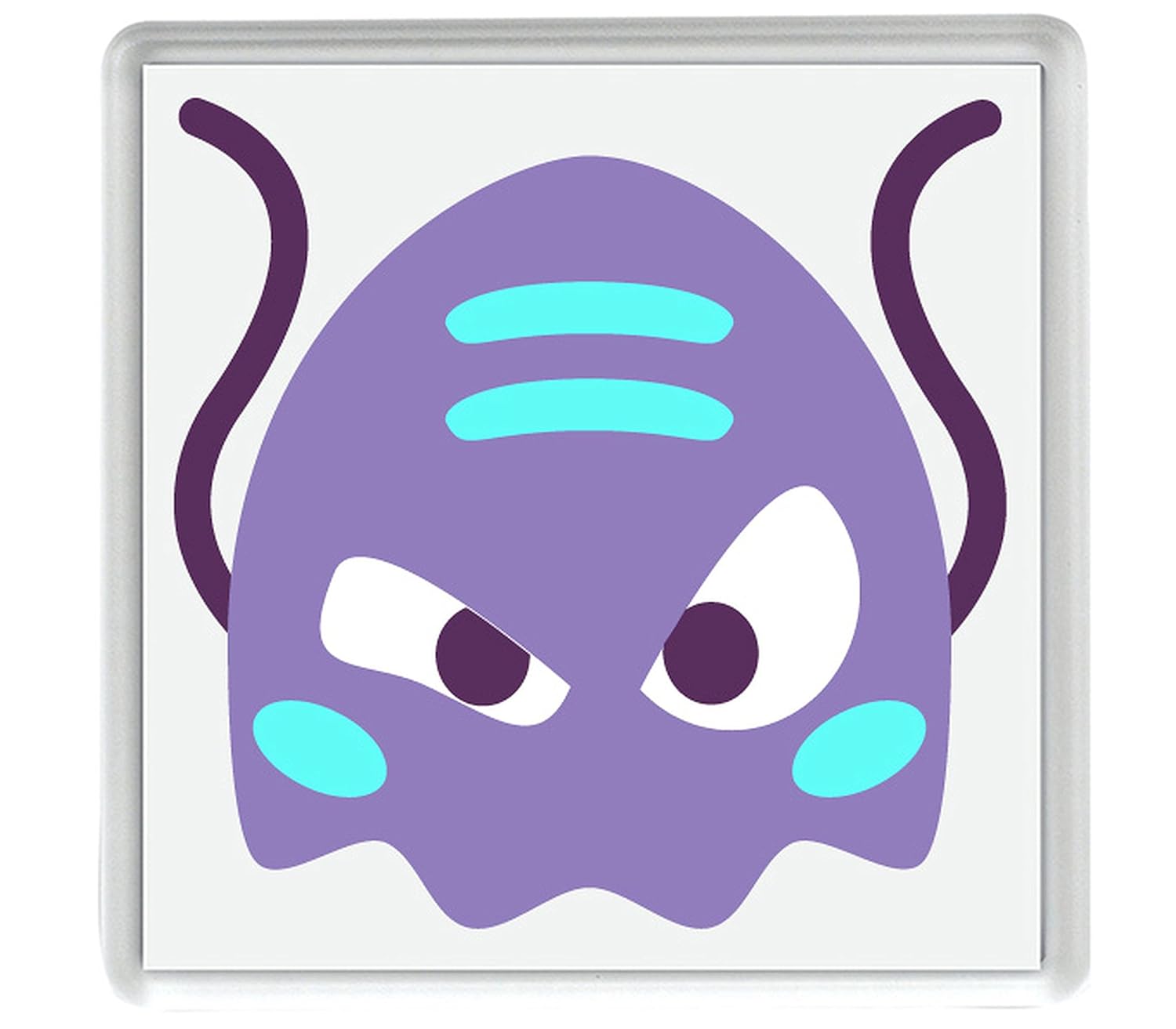 Alien Monster Emoji 58mm x 58mm Nevera Imán/Alien Monster Emoji ...