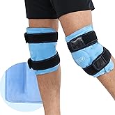 REVIX ice wraps for knee Discomfort, Gel Ice Packs Reusable with Cold Compression, Knee Cold Pack to relax sore muscles and j