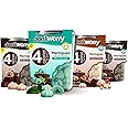 Don't Worry Low Calorie Meringue Cookies - 4 Pack - Hazelnut, Mint & Chocolate | Chocolate Filled Center |Only 4 Calories per Piece, Low Sugar, Gluten Free, Keto Friendly and Healthy Snacks for Adults