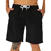 KAILUA SURF Mens Swim Trunks Long, Quick Dry Boardshorts, 9 Inches Inseam Bathing Suits with Mesh Lining