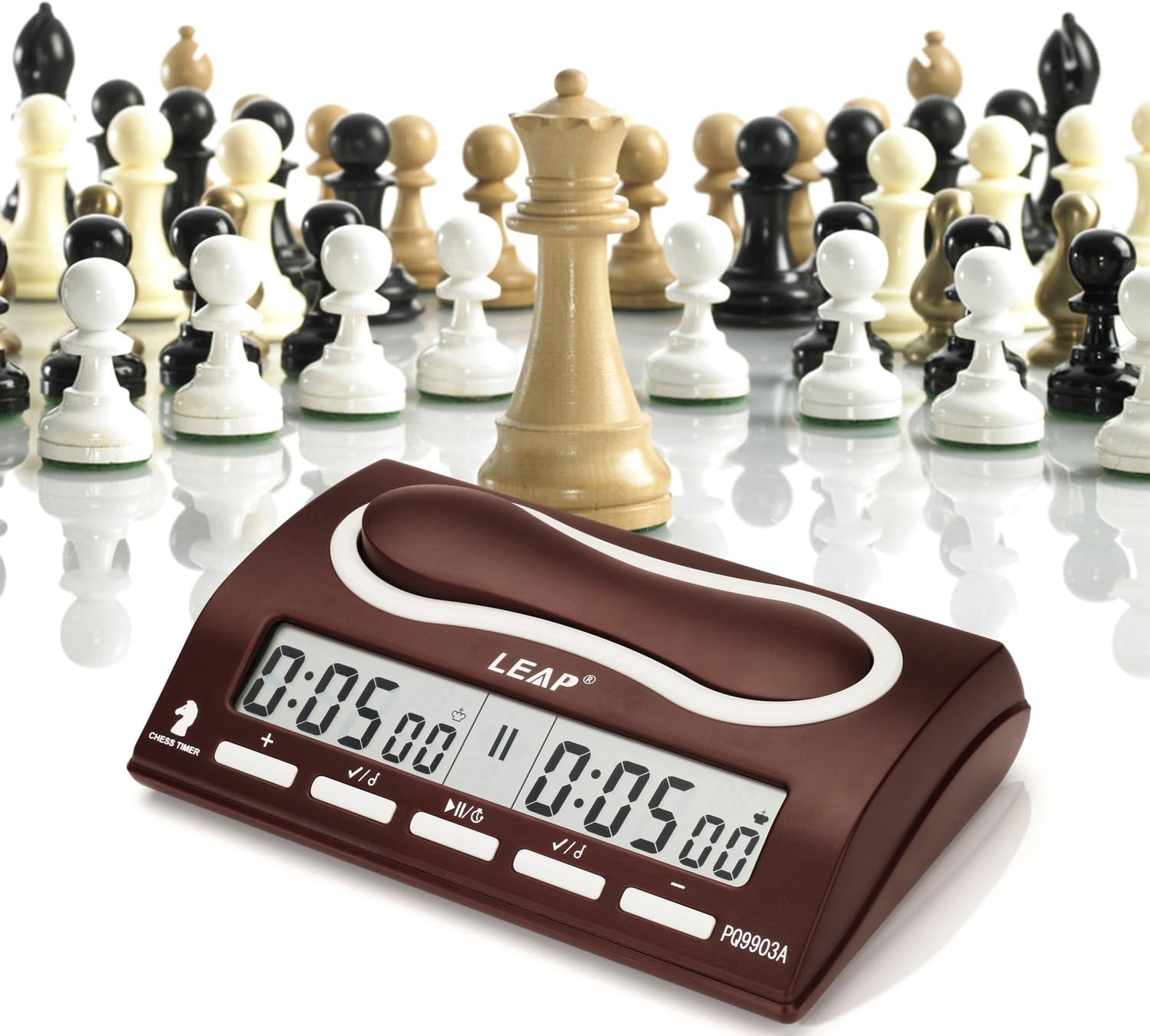 CFtrum Professional Digital Multifunctional Chess Clock Count Up Down Timer Electronic Board Game Competition Clock
