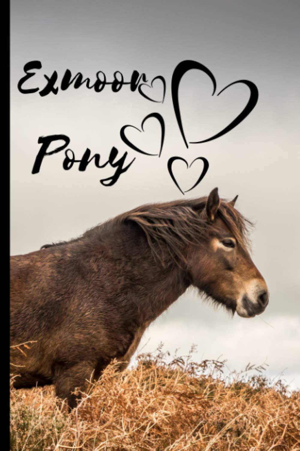 Exmoor Pony Notebook: Composition Notebook 6x9" Blank Lined Journal