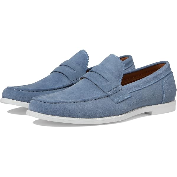Steve Madden Men\'s Neekon Navy Suede Loafer HUCKLE Navy Suede Slip-On Men main image 3