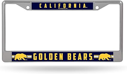 Rico Industries NCAA Virginia Cavaliers Standard Chrome License Plate Frame