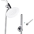 Shower Enema System with 100 Inches Hose, Diverter, Water Control Valve for Men and Women Portable Cleaning, Enema Nozzle Kit Cleaner Attachment (Polished Chrome)