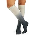 Comrad Nylon Knee High Socks - 15-20mmHg Graduated Compression Socks - Soft & Breathable Support Unisex Socks