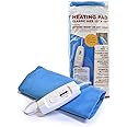 Advocate Moist & Dry Heat Pad with Flexible & Soft Cover, Controllable Level Settings High, Medium, Low & Warm, Effective for Shoulder, Neck, Back Pain & Cramps, Comes with Reusable Bag