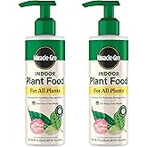 Miracle-Gro Indoor Plant Food for All Plants, Liquid Plant Food for Houseplants, Flowers, Vegetables, Herbs, and More, 8 fl. 