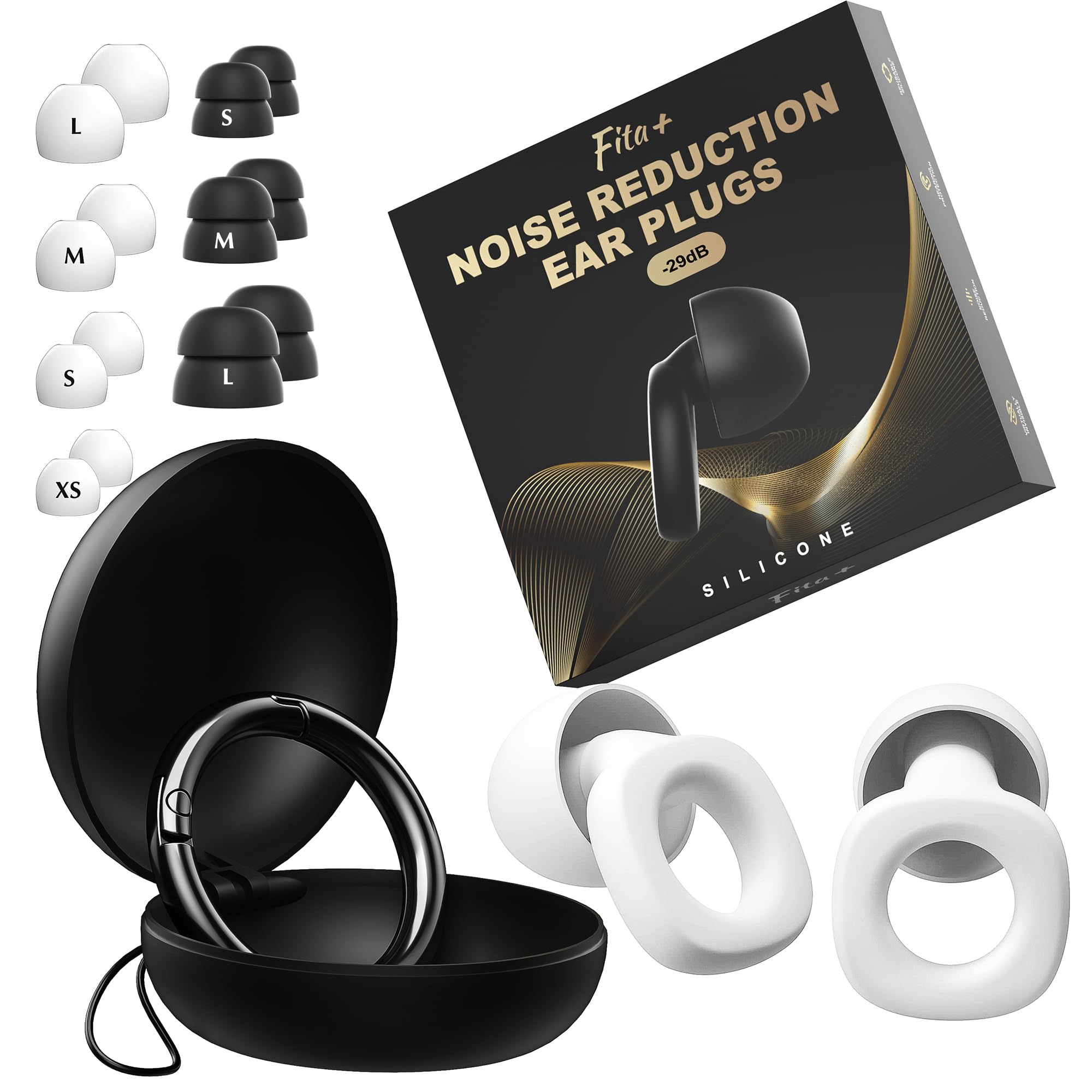 Photo 1 of **** 2 pack *****Soft Ear Plugs for Sleeping,Reusable Ear Plugs for Noise Reduction