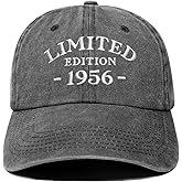 70th Birthday Gifts for Men Women, 70 Year Old Gifts Ideas, Washed Cotton Embroidered Baseball Cap Adjustable