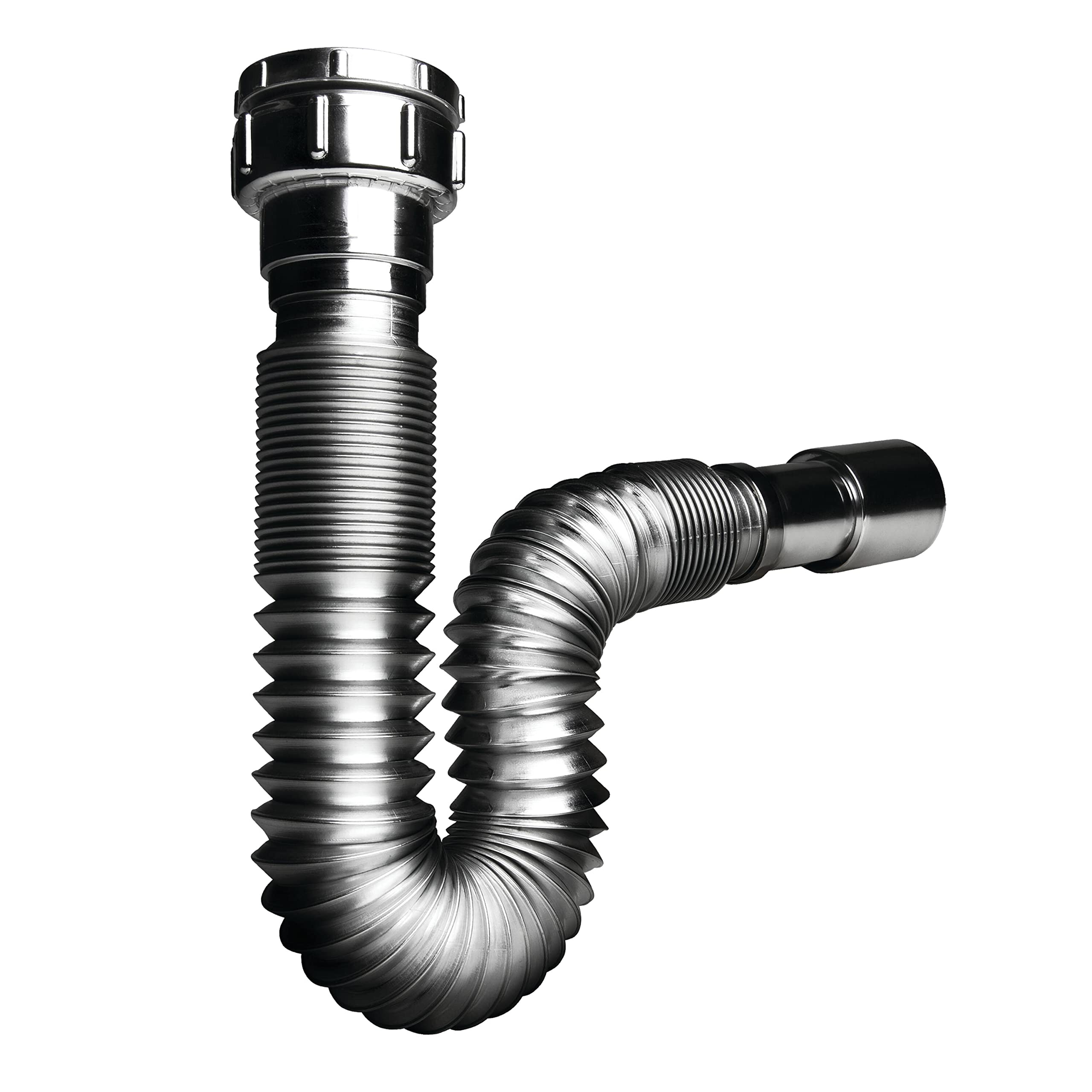 Wirquin 30722044 Extendible Siphon for Sink D4050, Chrome