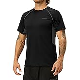 Men's Rash Guard Swim Shirts Summer UPF 50+ UV Sun Protection Quick Dry Beach Fishing Water Shirts T Shirts for Men