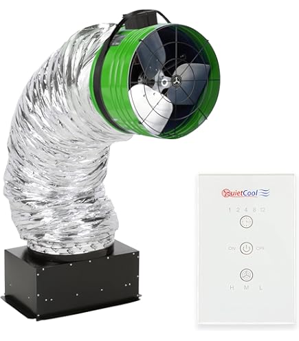 Quietcool QC ES-5400 RF Energy Saver Advanced Whole House Fan with