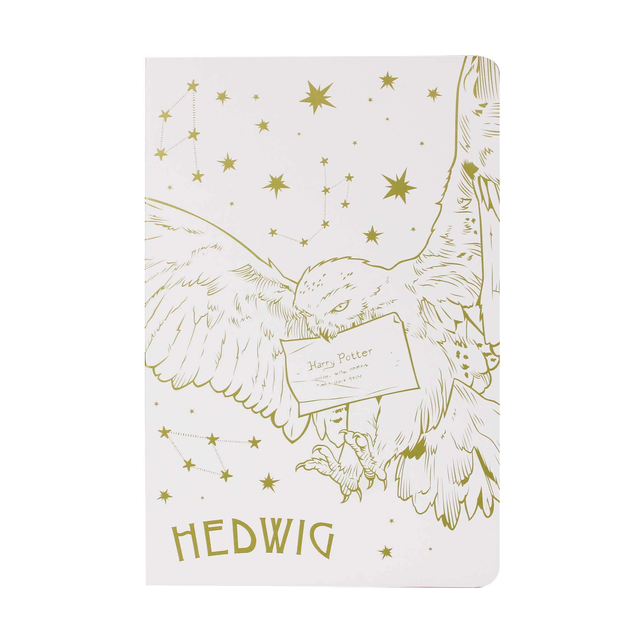 Half Moon Bay Harry Potter A5 Notebook | Journal Notebook & Mini Notebook | Small Notebook & Stationery Supplies | Book Lover Gifts | Hedwig