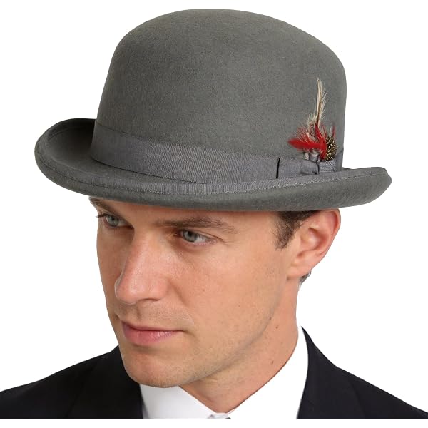 Bellmora One Fresh Classic Bowler Derby 100% Wool Dress Folk  display picture 1