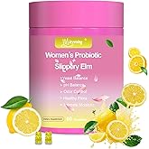Misyvoing Her Juicy Feminine Probiotics Gummies for pH Balance - Slippery Elm, Lactobacillus Blend - Gut & Immune Support - Pineapple Gummies, 60 Count (Lemon)