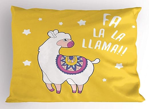 Amazon Com Mtdkx Llama Pillow Sham Latin America Farm Animal
