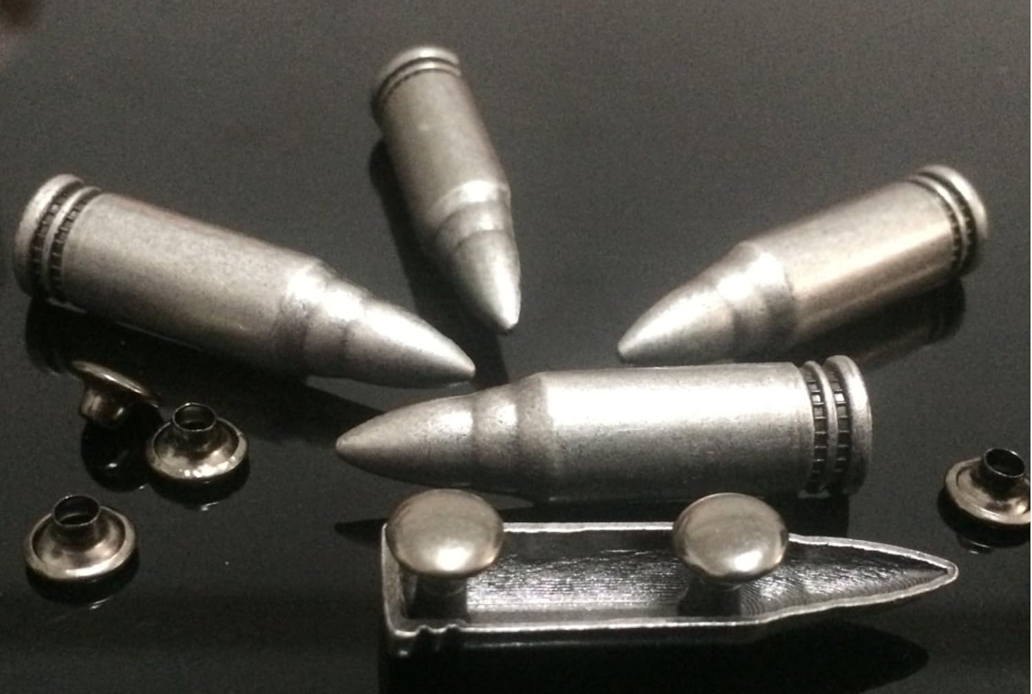 50pcs 9x36mm Antique Silver Bullet Rivets Studs Nailhead