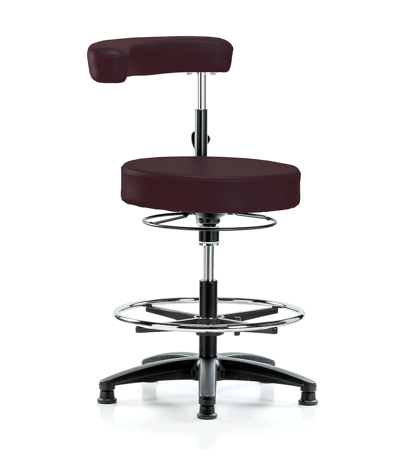 Home Office Furniture Perch Rolling Dental Stool Adjustable Height and