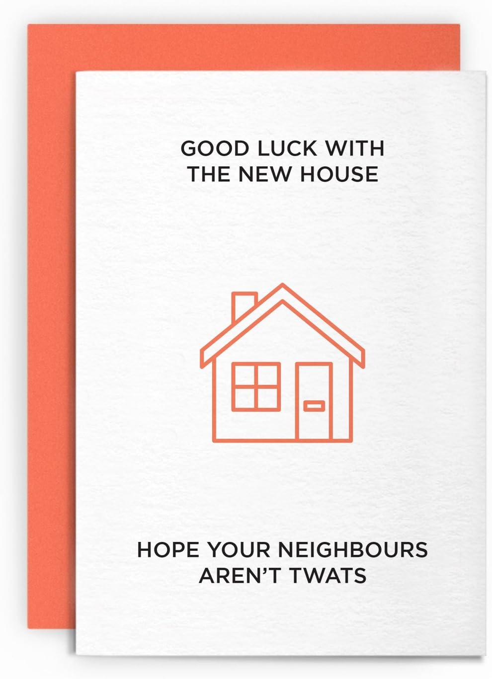Good Luck Card Funny New Home Moving Friend Brother Sister Son
