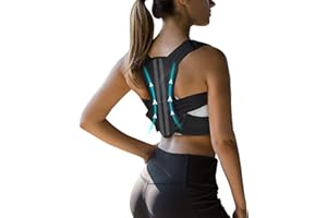 Ergonomic Posture Corrector for Men and Women, Adjustable Back Brace for Spine Alignment, Neck, Shoulder, and Clavicle Suppor