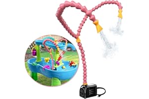 okcool Water Table Pump,Water Pump for Water Table,Kids Water Table Accessories,Fun Summer Outdoor Water Game Toys for Kids,Pink