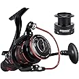 KastKing Sharky Baitfeeder III Spinning Reel 10+1 Shielded Stainless Steel BB - Carbon Fiber Drag for Live Liner Bait Fishing Action