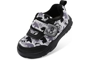 XIHALOOK Toddler Boots Winter Warm Shoes with Fur Lined Boys Girls Walking Barefoot Water-Resistant Outdoor Boots