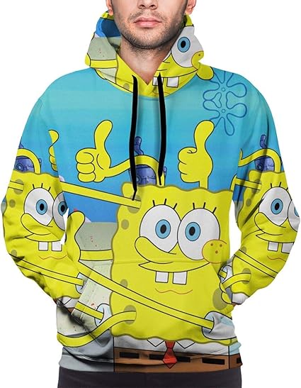 Amazon Co Jp スポンジボブ 6 新品 潮流 柔らかい 帽子をかぶる 長袖 オーバー 上着 スポーツ カジュアル 通学 通勤 応援服男女兼用 カップル フード付きスウェットシャツ おしゃれ プルオーバー パソコン 周辺機器