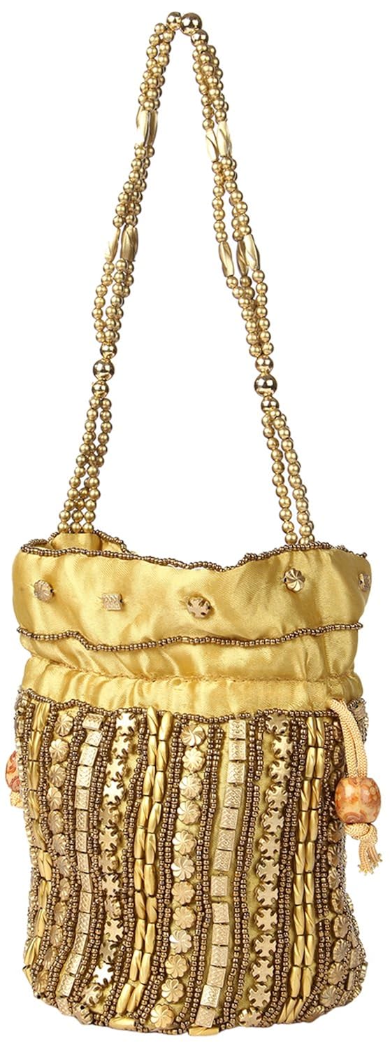 kleio ethnic zari potli