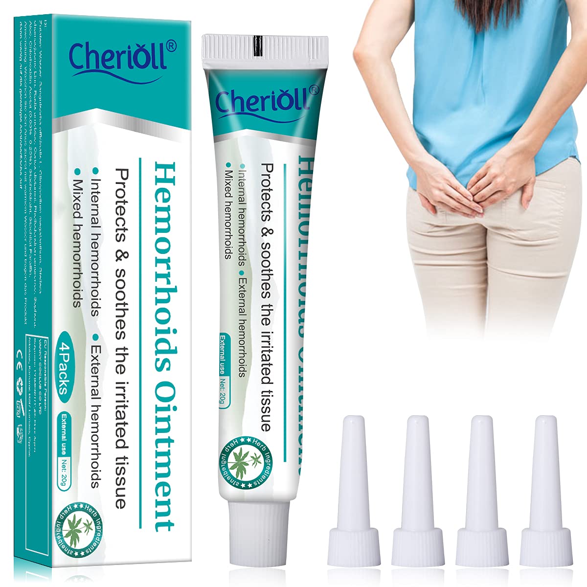 Cream, Gel, 4PC, 4 * 20g