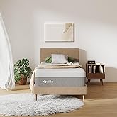 Novilla Twin XL Mattress, 12 Inch Gel Memory Foam XL Twin Mattress for Cool Night & Pressure Relief, Medium Plush Feel with Motion Isolating, Bliss