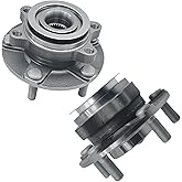 Heyhap Pair 513298 Front Wheel Bearing and Hub Assembly Compatible with Nissan Rogue 2008-2013, Rogue Select 2014-2015, Sentra 2008-2012 (2.5L 4 Cylinder ONLY) 5 Lugs