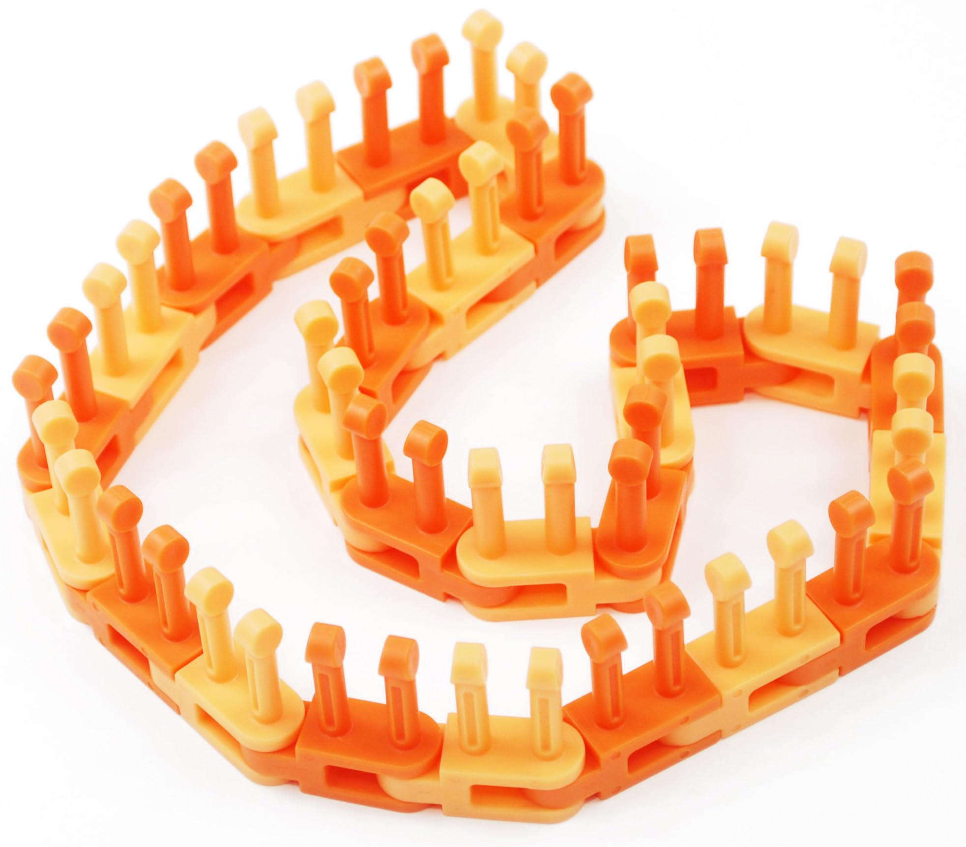 Authentic Knitting Board Flexee Loom Links Regular, Regular Gauge, for Medium Weight Yarn, 42 Links, 84 pegs