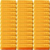 TooGet 36Pcs Yellow Beeswax Bars, Natural Beeswax Block Bees Wax Pure Bar Wax for Candle Making, Skincare, Furniture Polish, DIY Crafts - 40 OZ