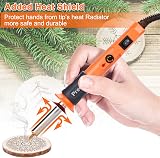 Preciva Wood Burning Kit Pyrography Pen 6 Tips Leather Soldering Iron view 3