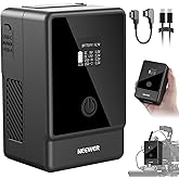 NEEWER Basics V Mount Battery PS099E, 6800mAh/99Wh Mini V Lock with OLED Display, D Tap/Type C Cable, PD65W USB C Fast Charging, D Tap/BP/USB A/DC Output for Video Camera Monitor Camcorder Filmmaking