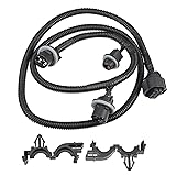 uxcell 1set Driver Side Tail Lamp Wiring Harness