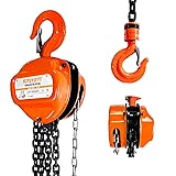 KITUYOTO Chain Hoist 1100 lbs Capacity 10 FT，Hand