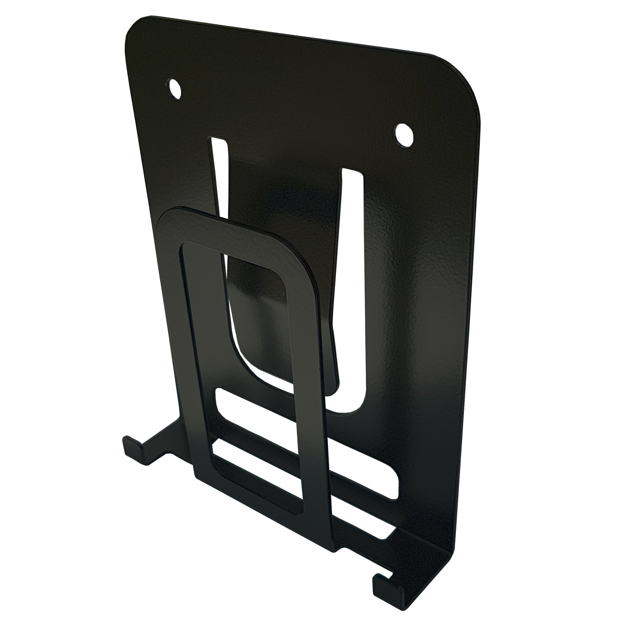 Galleksa Invisible Vertical Concealed Floating Metal Bookshelf Wall Mounted Storage for Home Room Creative Decoration Book Display Black (1xVertical)