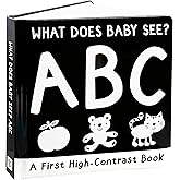 What Does Baby See? ABCs: A First High-Contrast Board Book