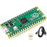 BFab Raspberry Pi Pico with Pre-Soldered Header Microcontroller Board, RP2040 Chip,Dual-Core ARM Cortex M0+ Processor, Flexib
