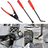 Wetado 200Pcs Car Trim Removal Kit Auto Clip Pliers Door Panel Tool Set Dark Red view 5