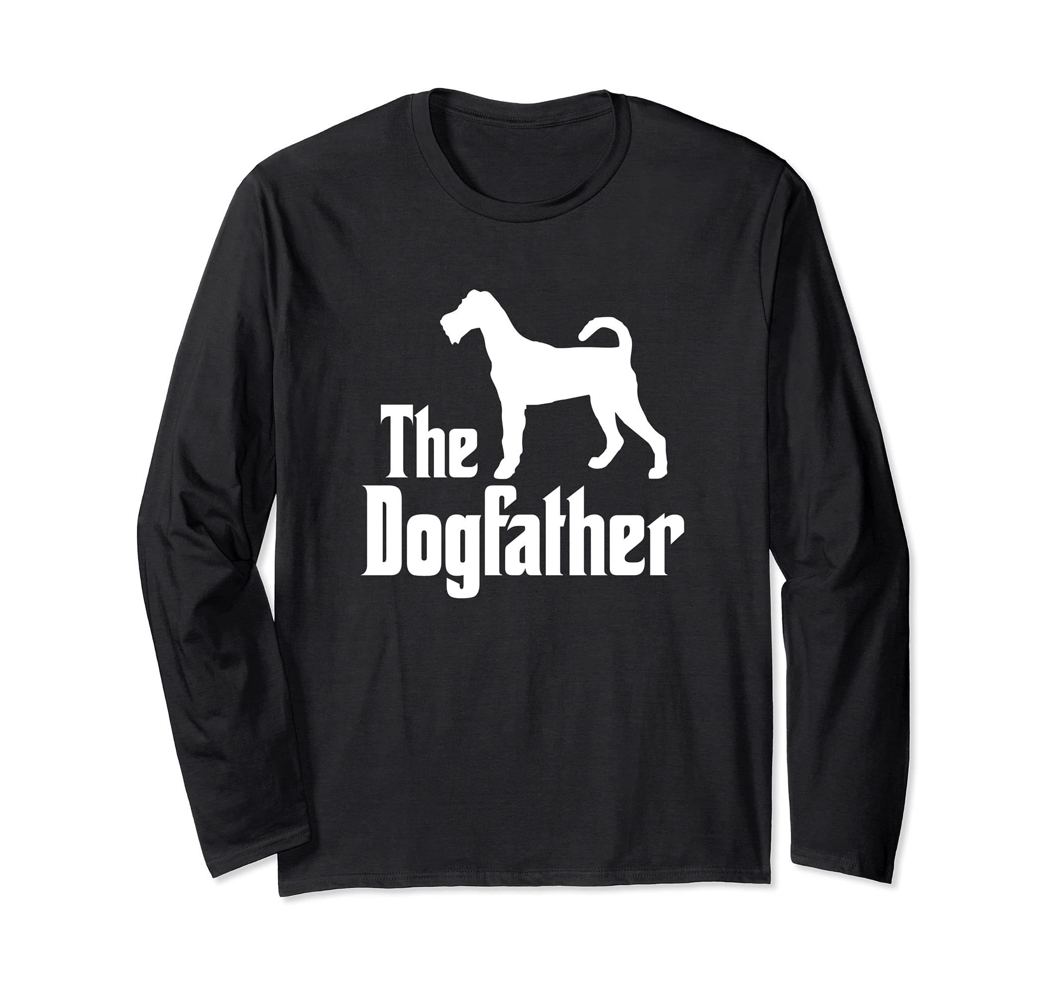 The Dogfather - funny dog gift, funny Irish Terrier Long Sleeve T-Shirt