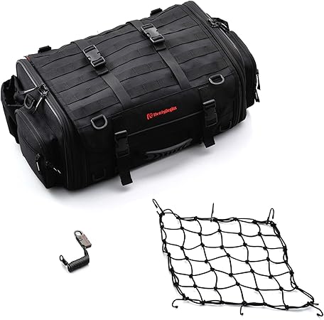 Amazon Amazon Co Jp限定 ヘンリービギンズ ツーリングシートバッグセット Ll 53 70l Dh 724 ダイヤルロック レジネット付き 車 バイク 車 バイク
