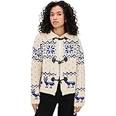 Bailey Rose Women's Fair Isle Knit Cardigan