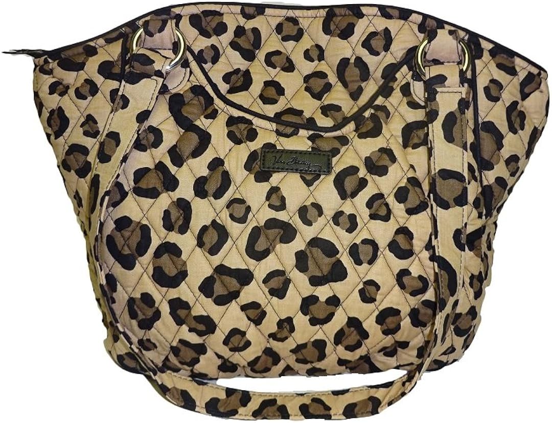 Vera Bradley Glenna Shoulder Bag Purse Grand Leopard Handbags