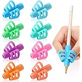 SANNIX 8 Pack Pencil Kids Grips for Kids Handwriting, Grip Posture Correction Training Pen Writing Aid Tool for Kids Preschoo