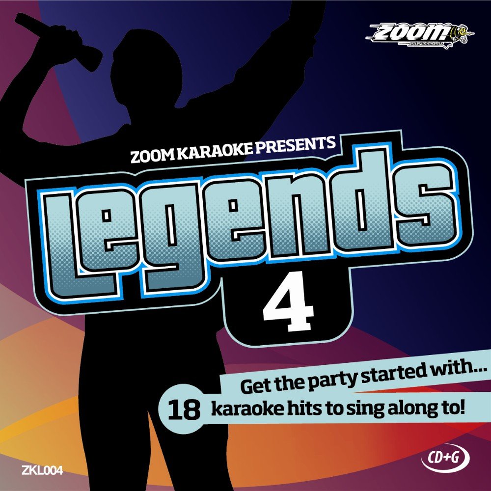 Zoom Karaoke CD+G - Legends Volume 4 - Elton John/Billy Joel/Rod Stewart/Barry Manilow [Card Wallet]